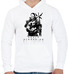 printfashion DS Porter - Férfi kapucnis pulóver - Fehér (1970747)