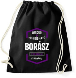 printfashion Borász prémium minőség - Sportzsák, Tornazsák - Fekete (1465795)