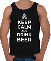 printfashion DRINK BEER - Férfi atléta - Fekete (10350386)