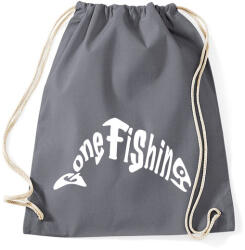 printfashion Pecázni mentem - Sportzsák, Tornazsák - Grafitszürke (330767)