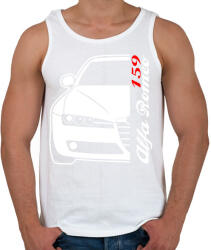 printfashion Alfa Romeo 159 001 - Férfi atléta - Fehér (13003496)