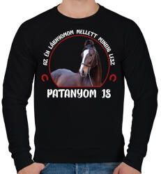 printfashion Patanyom - Férfi pulóver - Fekete (7490131)