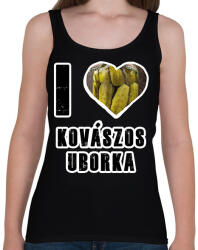 printfashion I Love Kovászos Uborka - Női atléta - Fekete (16364519)