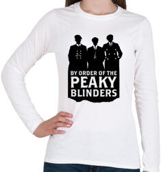 printfashion By Order of the Peaky Blinders - Fekete - Női hosszú ujjú póló - Fehér (2480640)