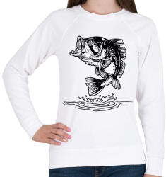 printfashion hal - Női pulóver - Fehér (16097647)