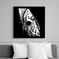 printfashion Jason Voorhees 3 - Vászonkép - Fekete (6660112)