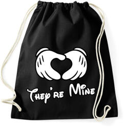 printfashion They are mine - Sportzsák, Tornazsák - Fekete (1774054)