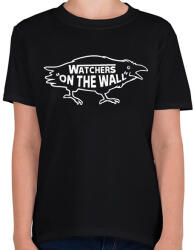 printfashion A fal őrzői - Gyerek póló - Fekete (1479759)