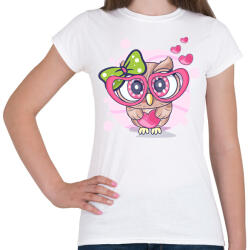 printfashion Bagoly - Női póló - Fehér (16072370)