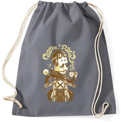 printfashion Coffee Racer - Sportzsák, Tornazsák - Grafitszürke (28751)