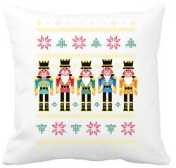 printfashion Diótörős csúnya pulcsi - Párnahuzat, Díszpárnahuzat - Fehér (14611724)