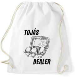 printfashion Tojás dealer - Sportzsák, Tornazsák - Fehér (4831417)