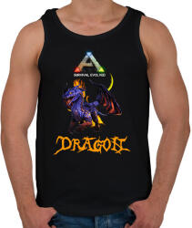 printfashion ark-dragon - Férfi atléta - Fekete (5689381)