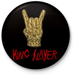 printfashion King Slayer - Kitűző, hűtőmágnes - Fekete (3097114)