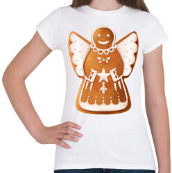 printfashion Mézeskalács angyal - Női póló - Fehér (11220242)