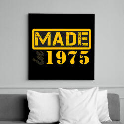 printfashion 1975 - Vászonkép - Fekete (12793880)