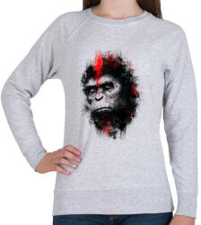 printfashion Majmok bolygója - Női pulóver - Sport szürke (106767)