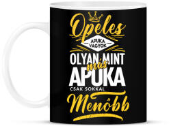 printfashion Opeles apuka - Bögre - Fekete (4450506)