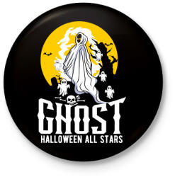 printfashion Szellemek - Kitűző, hűtőmágnes - Fekete (3625333)