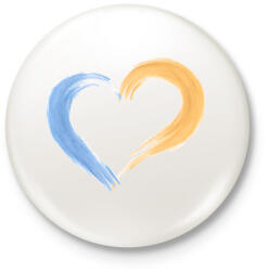 printfashion Szerelem - Kitűző, hűtőmágnes - Fehér (14817030)