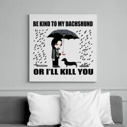 printfashion John Wick tacskó - Vászonkép - Fehér (12570917)