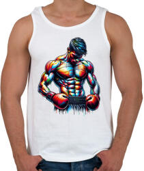 printfashion Harcos - Férfi atléta - Fehér (15351386)