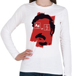 printfashion Ag or Pb? - Női hosszú ujjú póló - Fehér (2491909)