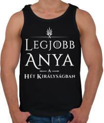 printfashion got-legjobb-anya-white - Férfi atléta - Fekete (1029474)