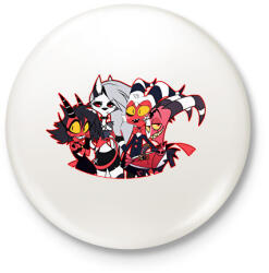 printfashion helluva boss #3 - Kitűző, hűtőmágnes - Fehér (15298674)