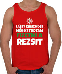printfashion KARÁCSONYI REZSI - Férfi atléta - Piros (11416237)