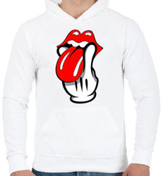 printfashion Lick it! - Férfi kapucnis pulóver - Fehér (2057163)