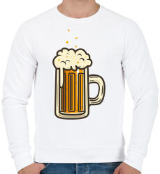 printfashion Sör - Férfi pulóver - Fehér (10589896)