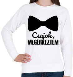 printfashion Csajok megérkeztem - Női pulóver - Fehér (2769010)