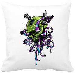 printfashion Octopus Tentacle - Párnahuzat, Díszpárnahuzat - Fehér (1786914)