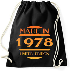 printfashion 1978 - Sportzsák, Tornazsák - Fekete (12776902)