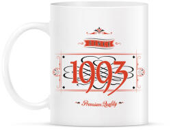printfashion since-1993-red-black - Bögre - Fehér (790696)