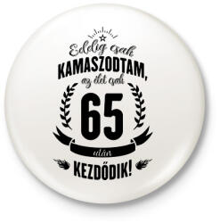 printfashion kamasz-65-black - Kitűző, hűtőmágnes - Fehér (3076788)