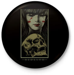 printfashion Újjászületés - Kitűző, hűtőmágnes - Fekete (3090874)