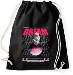 printfashion Dreaming angel - Sportzsák, Tornazsák - Fekete (15466262)