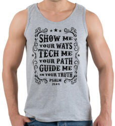 printfashion Mutass, érints, vezess engem - Férfi atléta - Sport szürke (153842)