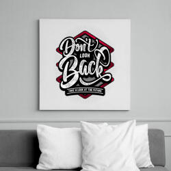 printfashion Ne nézz vissza - Vászonkép - Fehér (6619874)