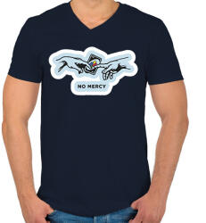printfashion UNO No Mercy - Férfi V-nyakú póló - Sötétkék (16476430)