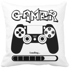 printfashion Gamer - Párnahuzat, Díszpárnahuzat - Fehér (5310393)
