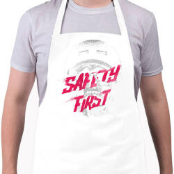 printfashion Safety first - Kötény - Fehér (4900664)