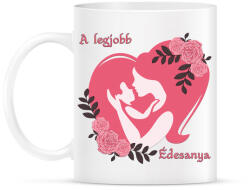 printfashion A legjobb édesanya - Bögre - Fehér (4830759)