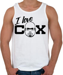 printfashion Carl Cox - Férfi atléta - Fehér (1801392)