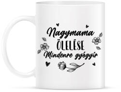 printfashion Nagymama ölelése - Fekete - Bögre - Fehér (7064020)