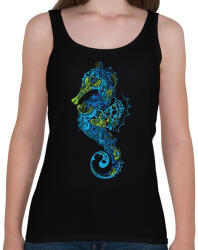 printfashion Seahorse - Női atléta - Fekete (1292730)
