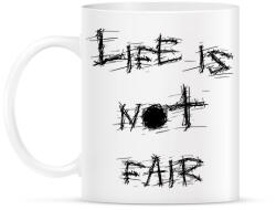 printfashion life is not fair - Bögre - Fehér (1976246)