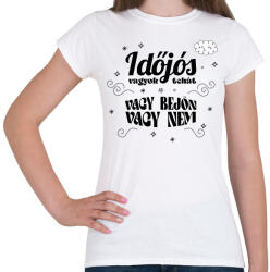 printfashion Időjós vagyok - Női póló - Fehér (7440876)